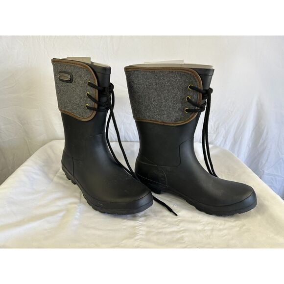 Henry Ferrera Women's Outdoors Rain Boots Bravo Size 8 NWT Mid Calf - Picture 2 of 7